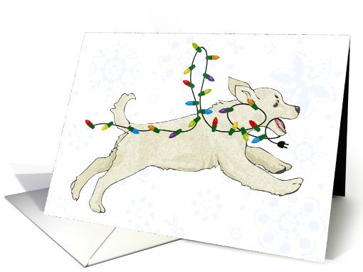 Labradoodle Christmas card (940908)