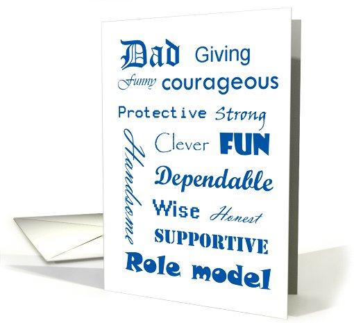 Father's Day Blue Role Model card (1043071)