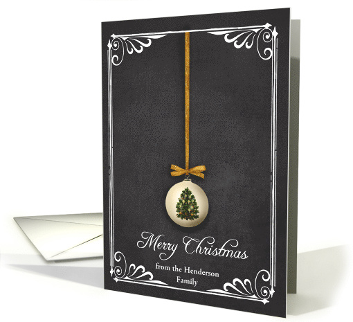 Chalkboard Christmas Tree card (1185728)
