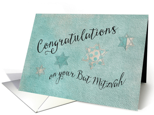Congratulations on your Bat Mitzvah card (1326456)