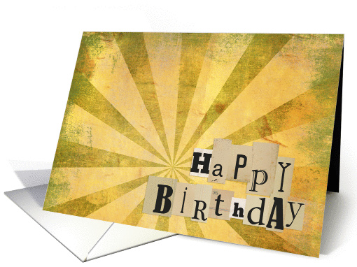 Happy Birthday Vintage card (947464)