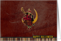 Witches Happy Halloween card