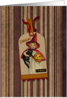 Witches Happy Halloween card