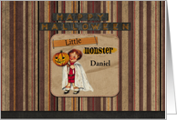 Little Monster Happy Halloween card