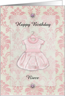 Happy Birthday Niece Pink card