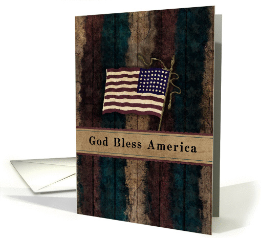 God Bless America card (949054)