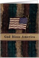 God Bless America card