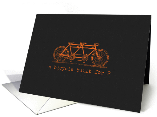 a bicycle built for 2 card (949892)