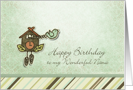 Happy Birthday to my Wonderful Nana card