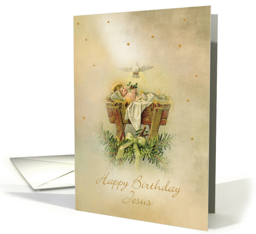 Happy Birthday Jesus card (950352)