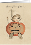 Baby’s First Halloween card