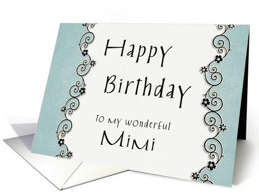 Happy Birthday to my wonderful MiMi card (950539)