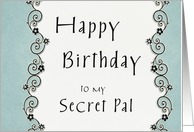 Happy Birthday to my Secret Pal card