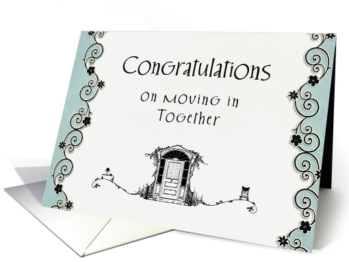 Congratulations on moving in together card (951285)