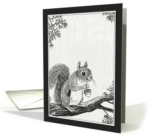 Squirrel Note card (952299)