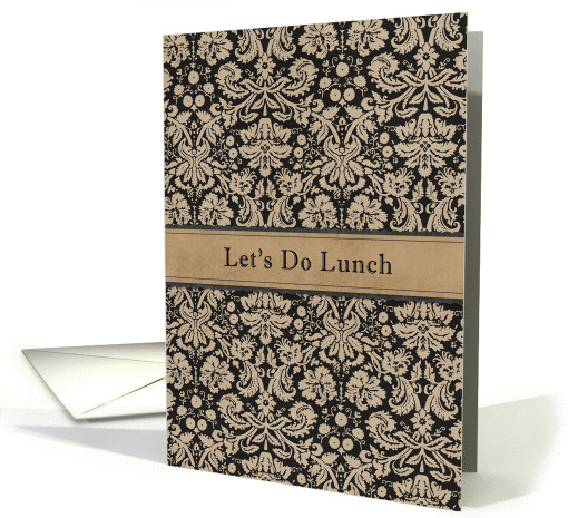 Business Let's Do Lunch card (952785)