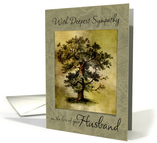 Sympathy on the Loss of your Husband card (952799)