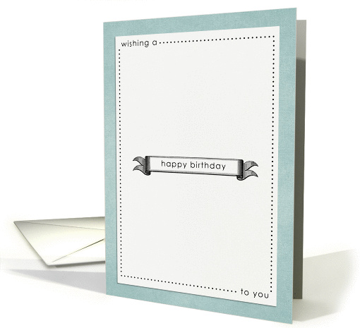 Happy Birthday Scroll card (952825)