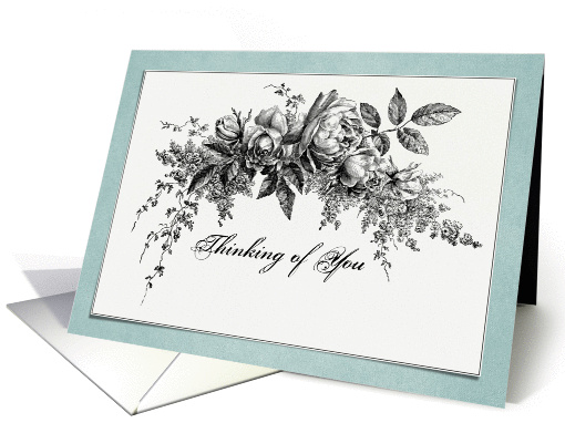 Thinking of You Floral card (952911)