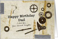 Have Birthday Dad I Love You Your Favorite Daughter card