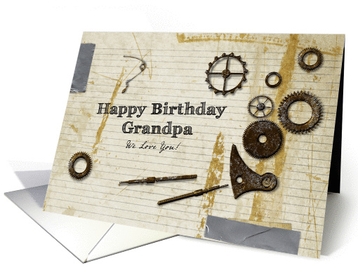 Have Birthday Grandpa We Love you card (955689)