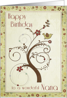 Happy Birthday to a wonderful Nana card
