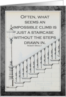 Impossible Climb Stairs card