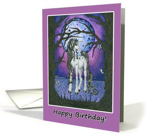 Birthday Card - Unicorn Dreams card (941545)