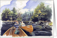 The Thoroughfare at Pearce Pond Camps Maine card