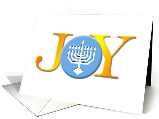 Joy Menorah Interfaith card (945380)