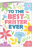Frister Birthday Flowers Friend Like a Sister card