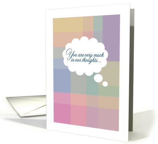 Thoughts and Prayers Sympathy card (1352522)
