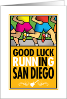 Good Luck Running In San Diego card