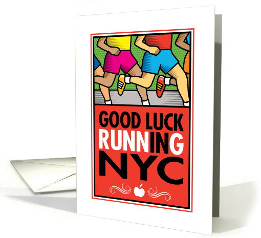 Good Luck Running In New York City card (1369730)