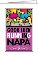Good Luck Running In Napa card