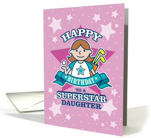 Happy Birthday Superstar Daughter, Golf card (1396262)