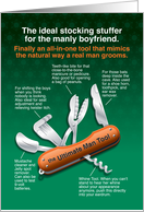 Ultimate Man Tool, Funny Christmas for Boyfriend card
