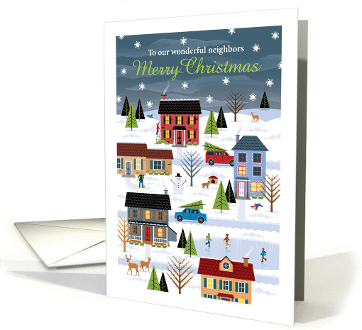 Merry Christmas Neighbors card (1402182)