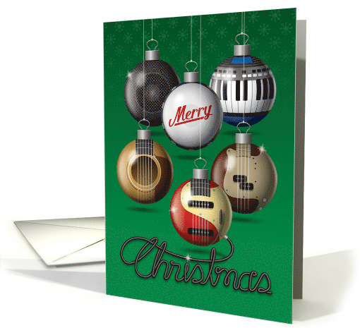Merry Christmas Rock and Roll card (1471564)