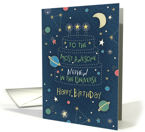 Happy Birthday Most Awesome Nephew in the Universe card (1503480)