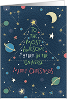 Most Awesome Father in the Universe, Merry Christmas card