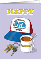 Daughter National Truck Driver Appreciation Week Trucker Hat card