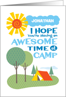 Summer Camp Thinking of You Customize Name card