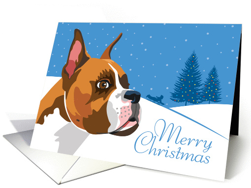 Christmas, Boxer, From Our Pack to Yours card (951519)