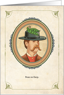 Christmas Humor, Peace on Earth Pun, Peas on Earp card