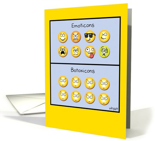 Botoxicons Birthday card (1090114)