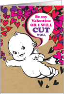 Cut You Funny Cupid Card for Valentine’s Day card