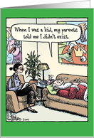 Santa Therapy card