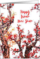 Cheers and Cherries Lunar New Year Card