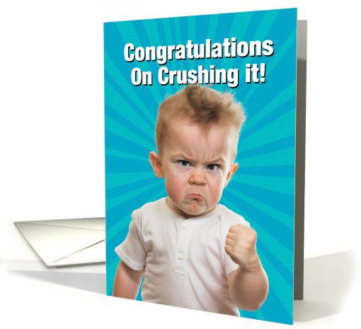 Crushing Congrats Congratulations card (1825034)